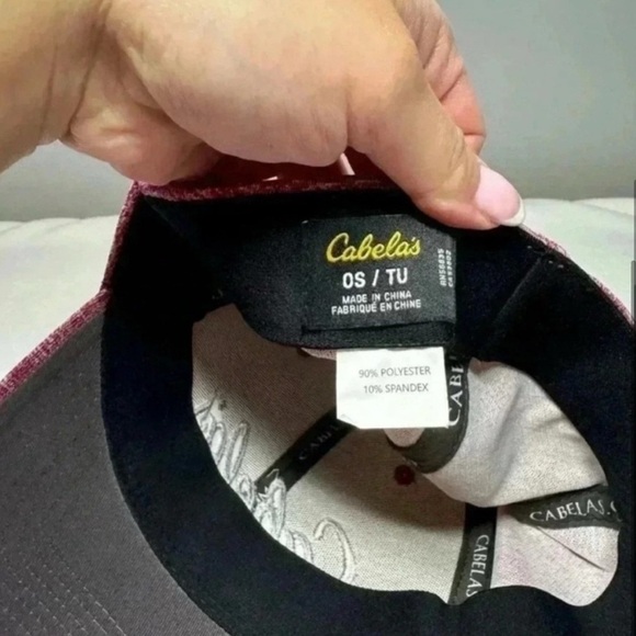 Cabela’s Red Marbled Cap - Picture 4 of 4